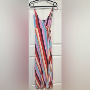 Wrap Maxi dress multi color (Forever21)